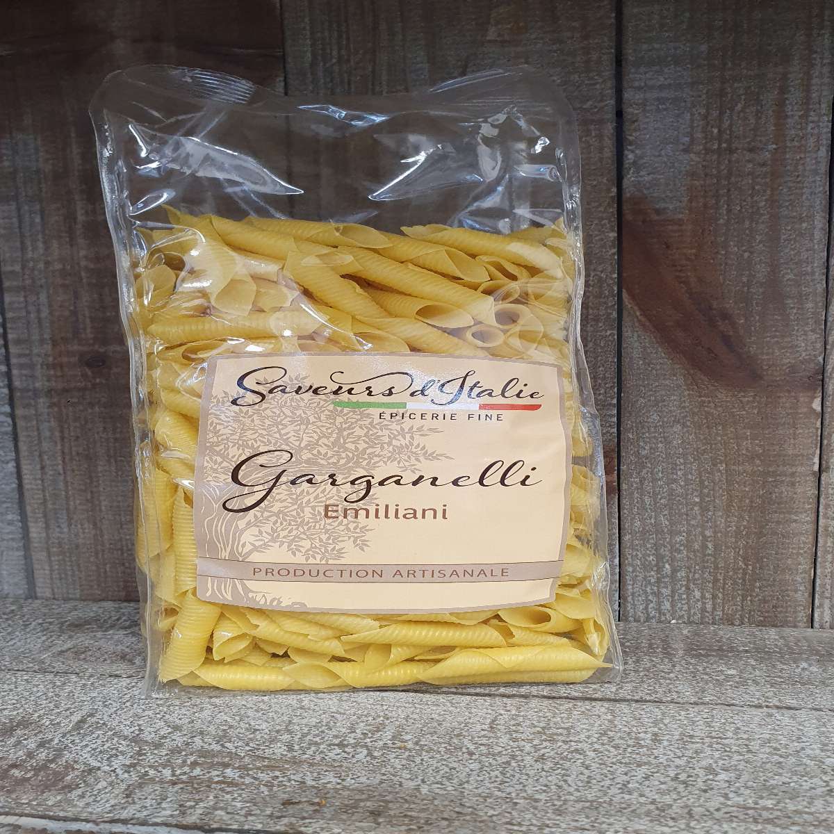 Pâtes Garganelli emiliani.